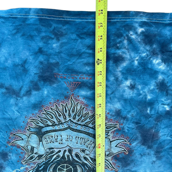 Rock and Roll Hall of Fame Tie-Dye T-Shirt Blue XL - Picture 7 of 7